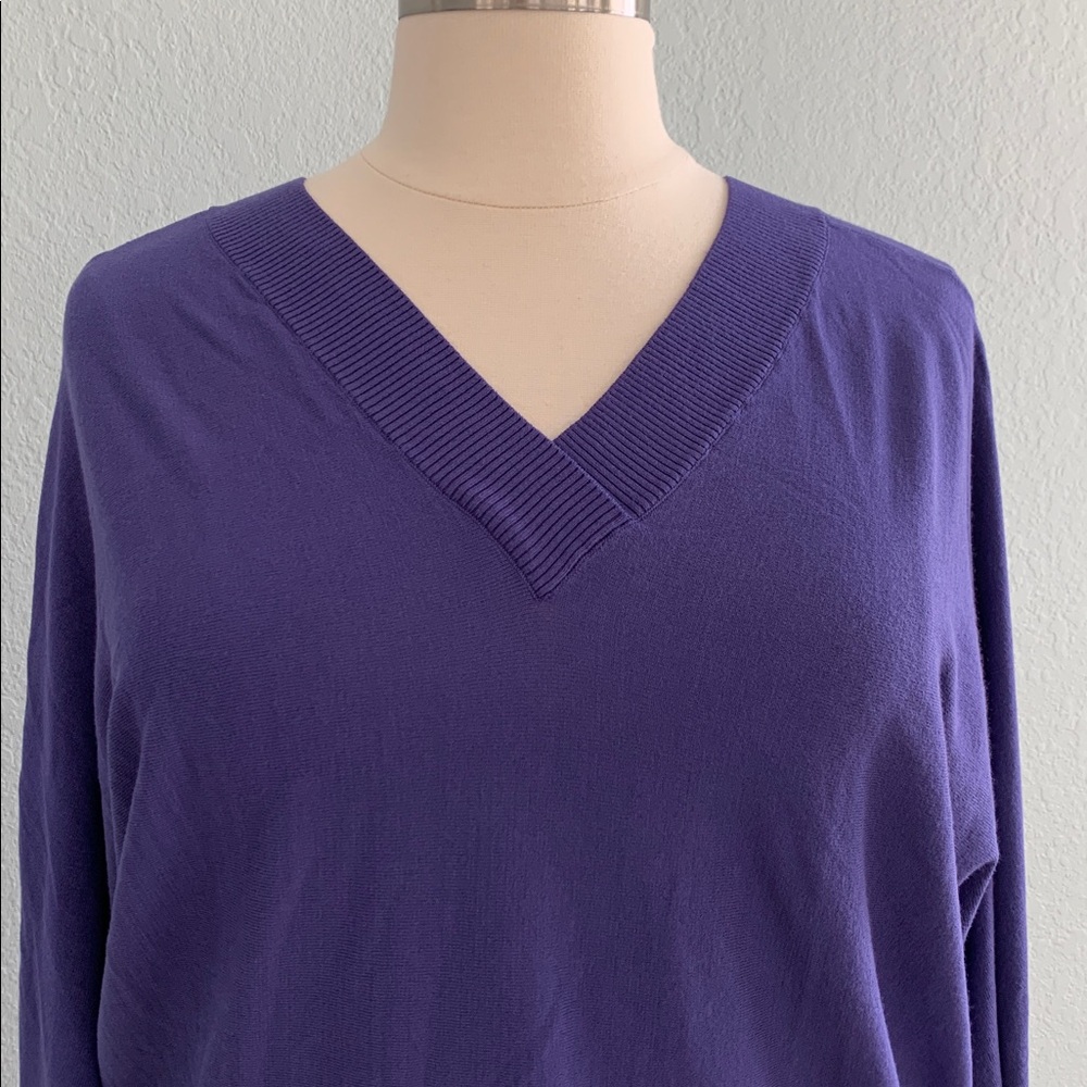 Universal Standard NWT Double V Savvy Fine Knit Sweater - Picture 2 of 14